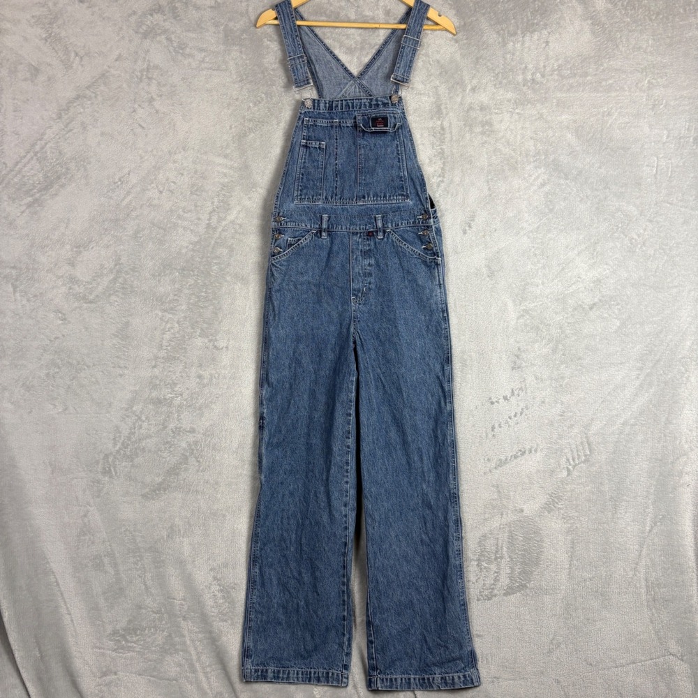 Vintage Calvin Klein Overalls Women S Blue Carpenter 90s Utility Grunge Baggy